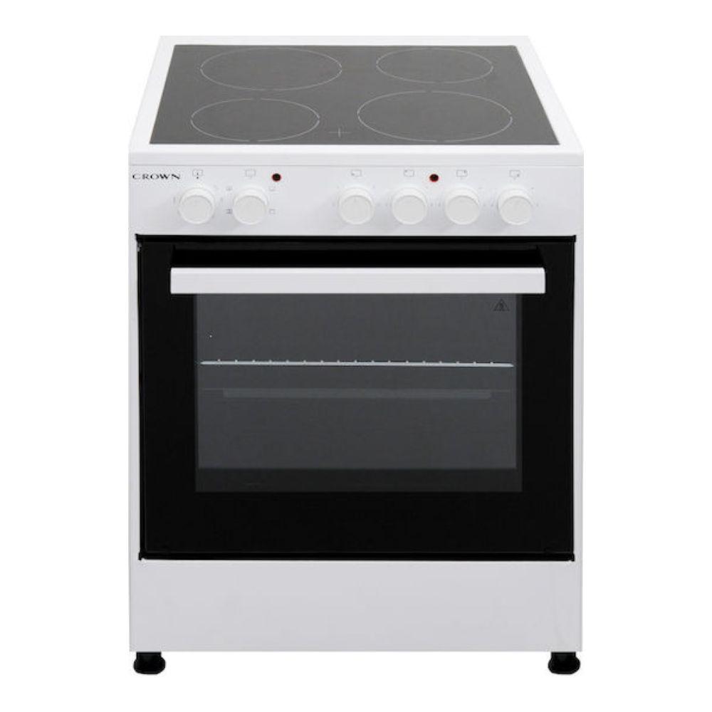Κουζίνα Crown CEC-6060V 65lt Κεραμική Λευκή - Εικόνα 1