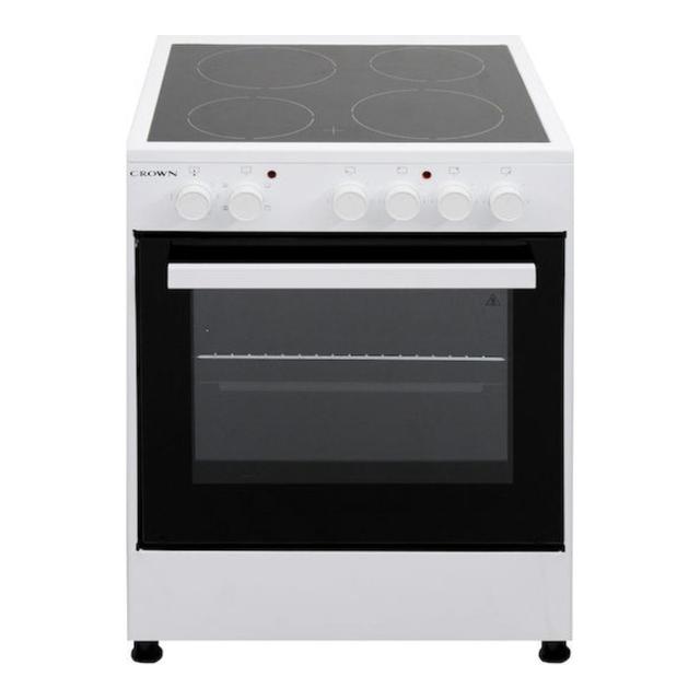 Κουζίνα Crown CEC-6060V 65lt Κεραμική Λευκή