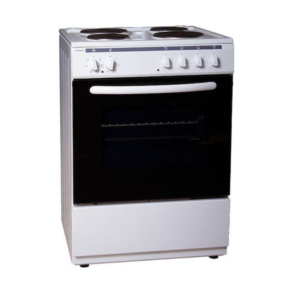 Κουζίνα Crown 6410A Εμαγιέ 0,60cm λευκή - Εικόνα 1