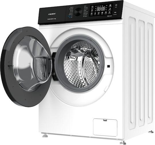 Crown Πλυντήριο Ρούχων 8kg με Τεχνολογία Ατμού 1400 Στροφών CWM81400W - Εικόνα 2