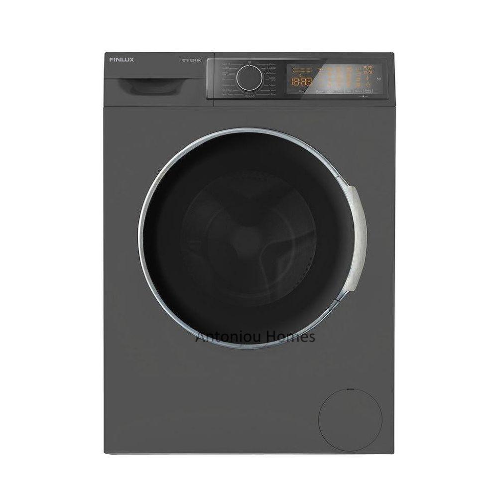 Finlux FXT8 125T DG Πλυντήριο Ρούχων 8kg 1200 Στροφών Γκρι - Εικόνα 1