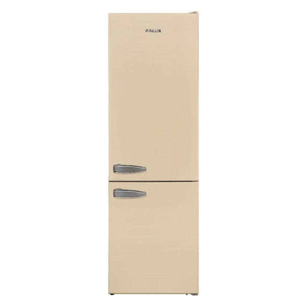 Ψυγείο Finlux Retro FXCA 31320 Μπεζ BEE 170x0,60 - Εικόνα 1