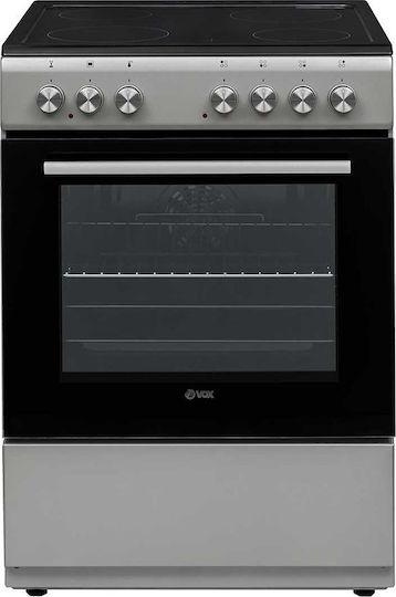 Κουζίνα VOX CHT 6105 S Κεραμική Inox - Εικόνα 2