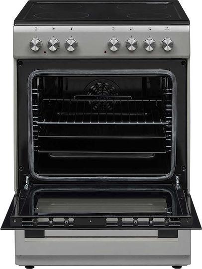 Κουζίνα VOX CHT 6105 S Κεραμική Inox - Εικόνα 3