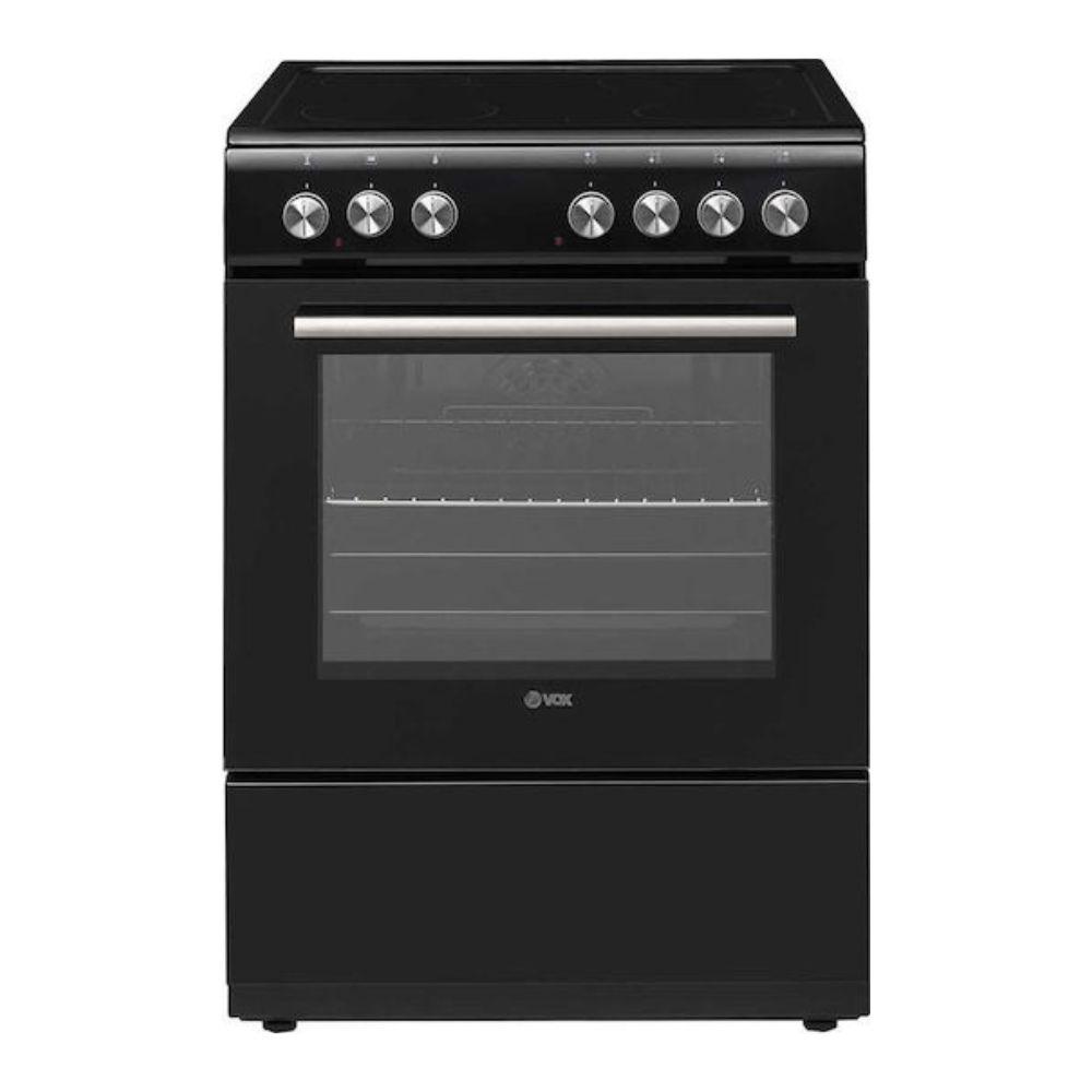 Κουζίνα VOX CHT 6205 B 69lt Κεραμική Μαύρη - Εικόνα 1
