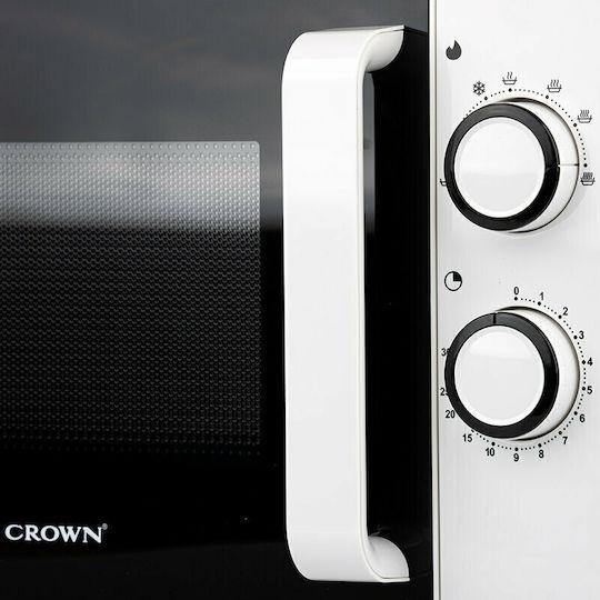 Crown CDMO-2091GR Φούρνος Μικροκυμάτων με Grill 20lt Λευκός - Εικόνα 2