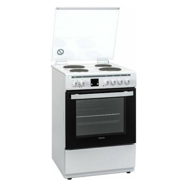 Κουζίνα Finlux FLEM-60A 65lt με Εμαγιέ Εστίες Π60εκ. Λευκή